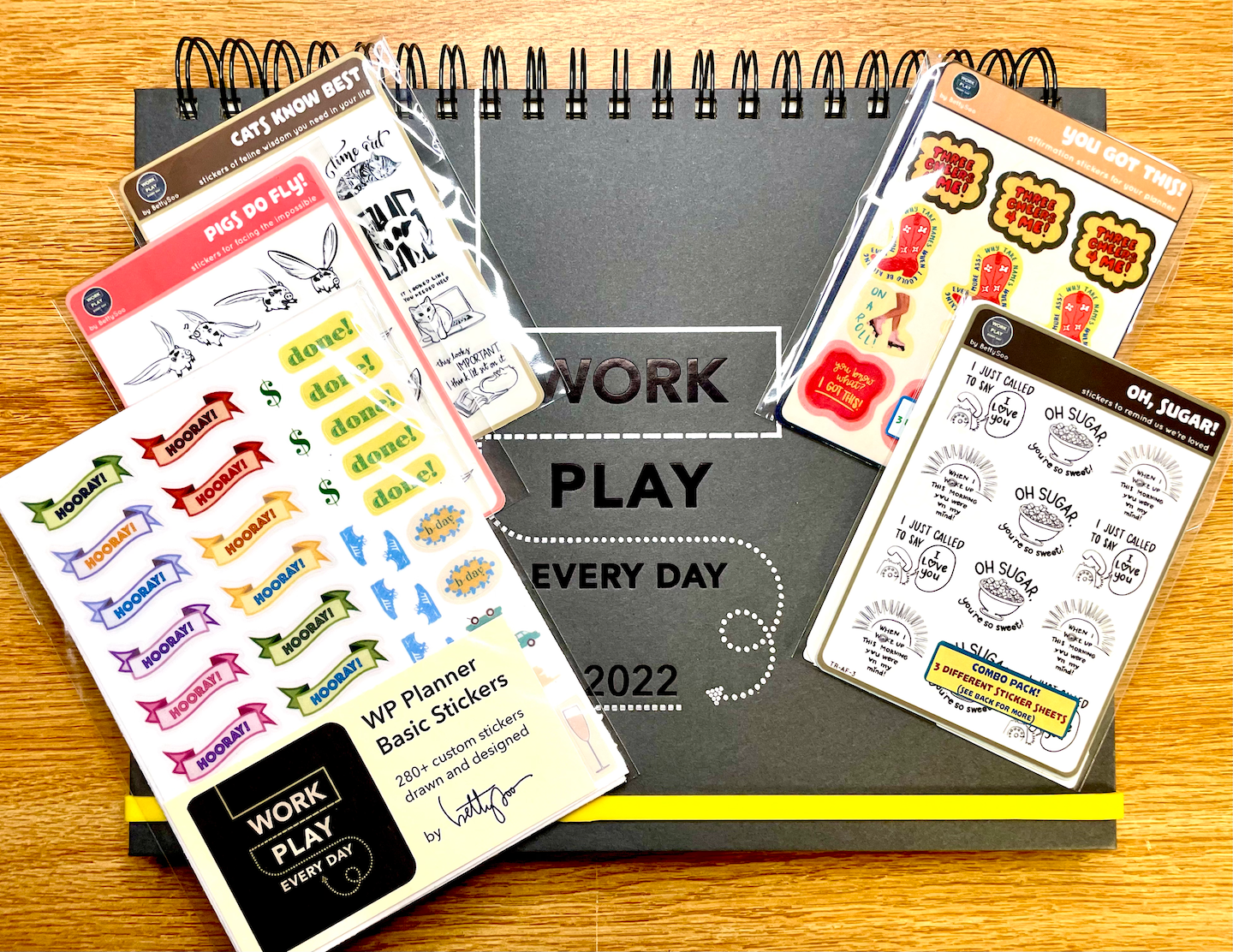 Essential Planner Stickers – Work Play Every Day