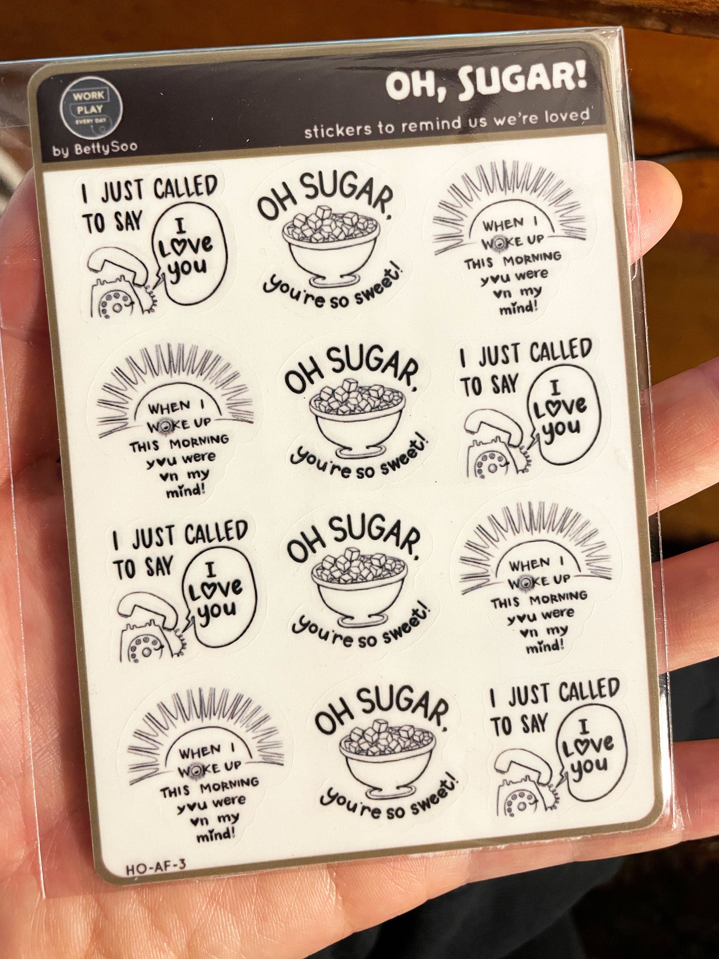 Oh Sugar! (Clear or Holographic)