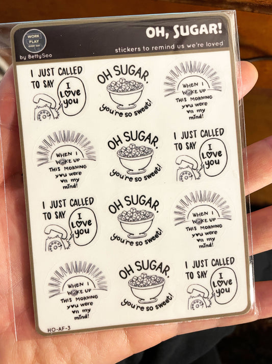 Oh Sugar! (Clear or Holographic)
