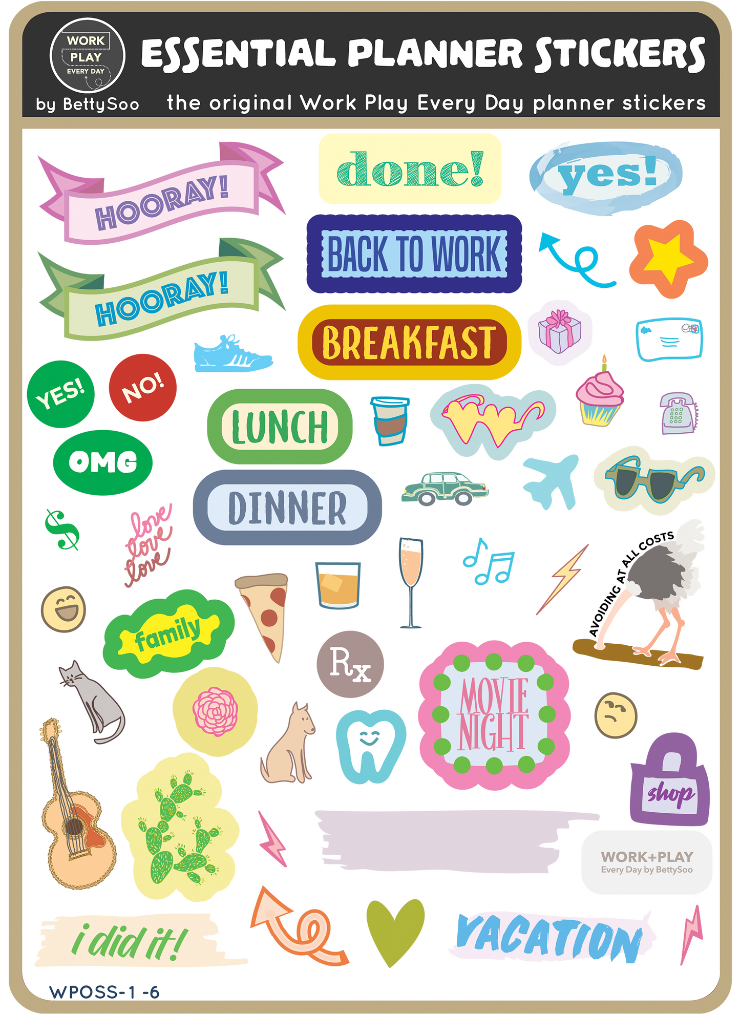 Essential Planner Stickers