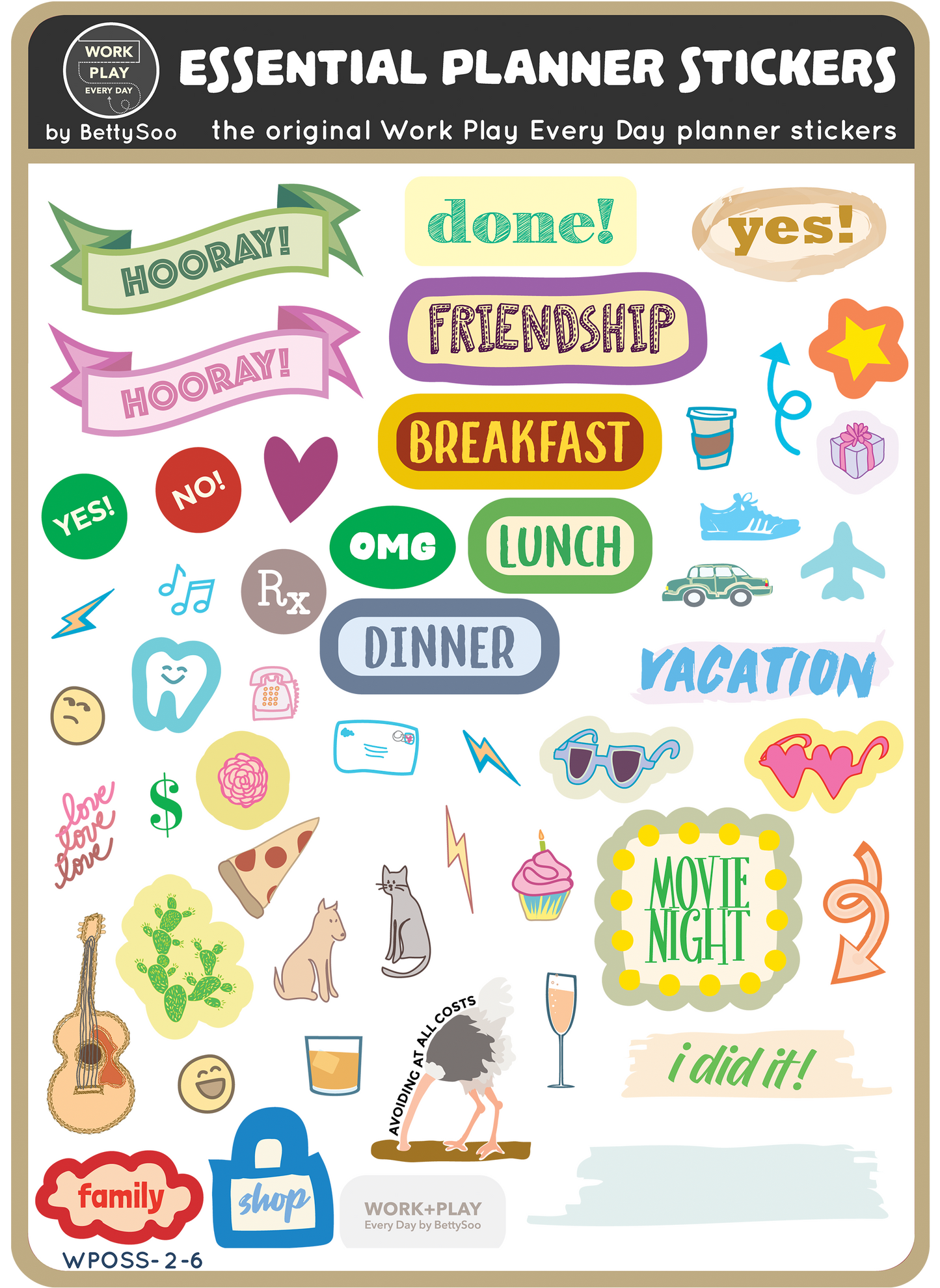 Essential Planner Stickers