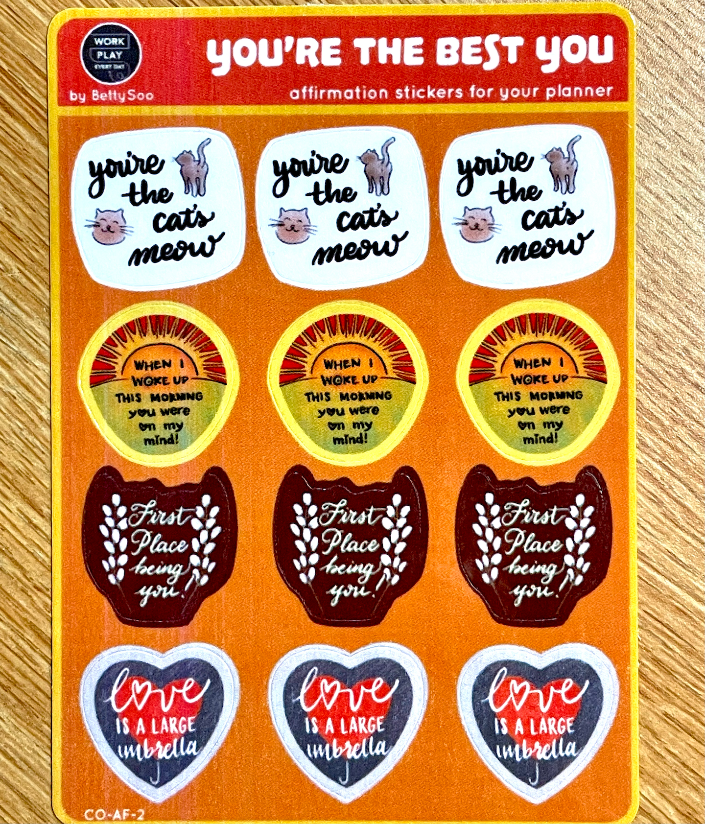 Affirmation Sticker Combo 1