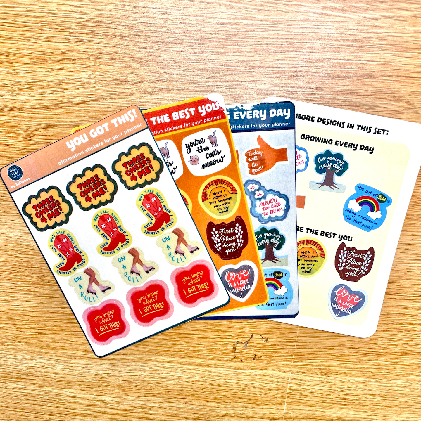 Affirmation Sticker Combo 1