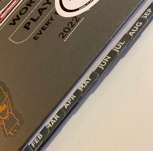 Month Stick-on Tabs