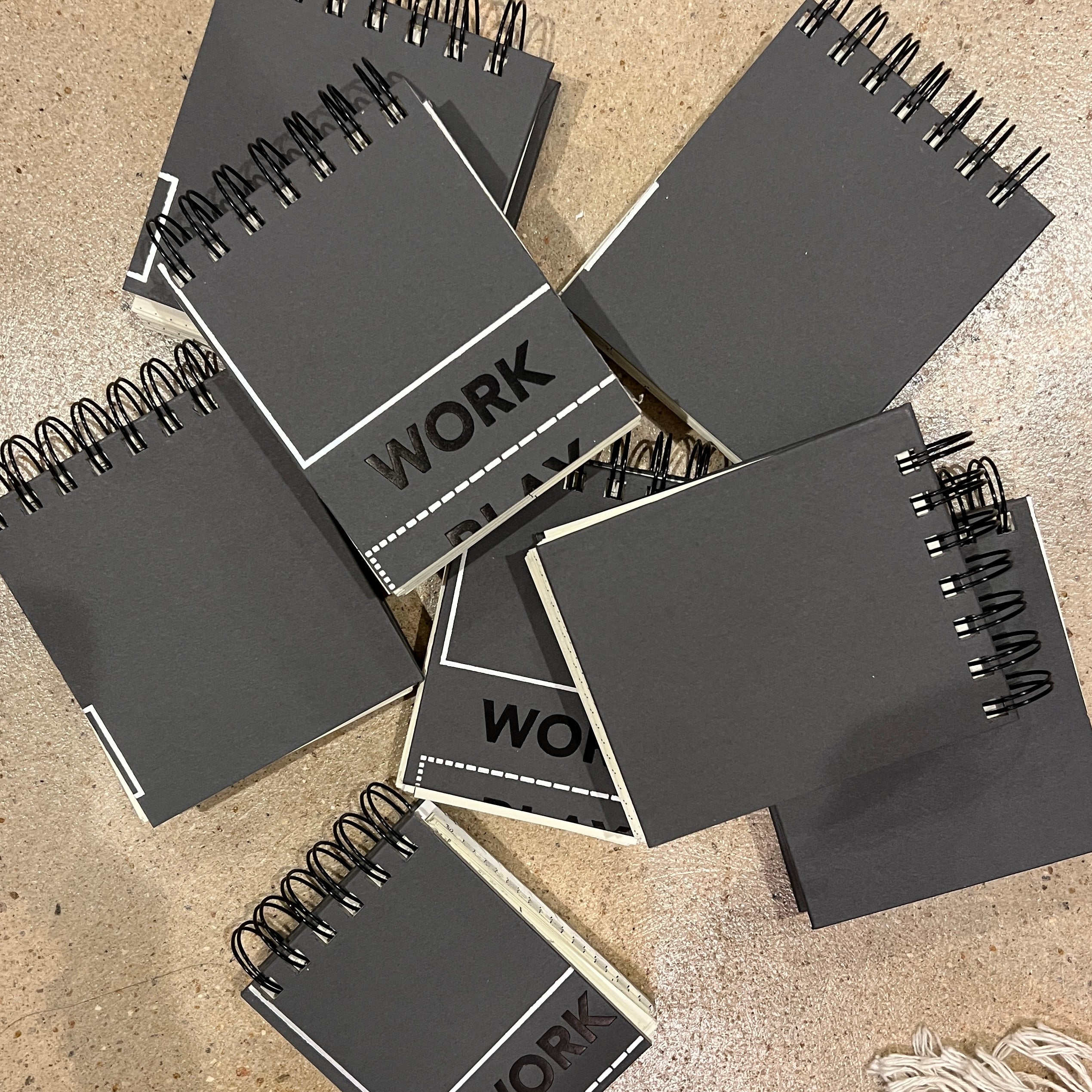 Upcycled Mini Notepad – Work Play Every Day