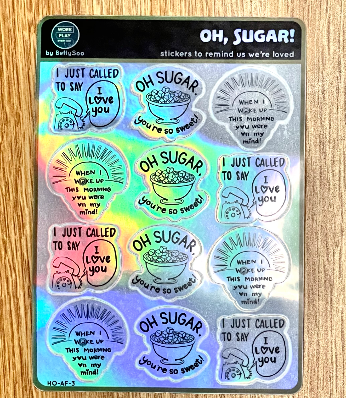 Affirmation Sticker Combo 2 (Translucent, Clear Gloss, or Holographic)