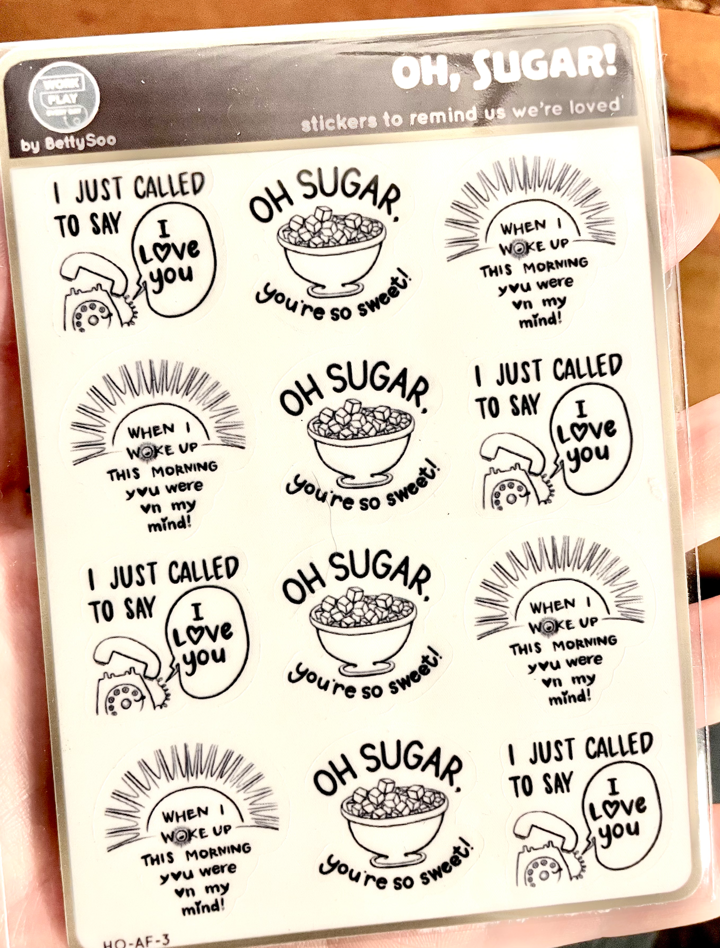 Affirmation Sticker Combo 2 (Translucent, Clear Gloss, or Holographic)